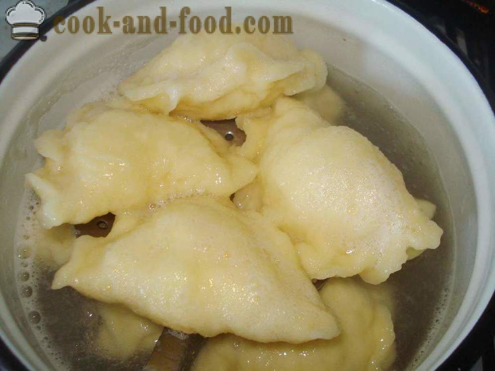 Dumplings met aardappelen en uien - hoe dumplings maken met aardappelen, een stap voor stap recept foto's