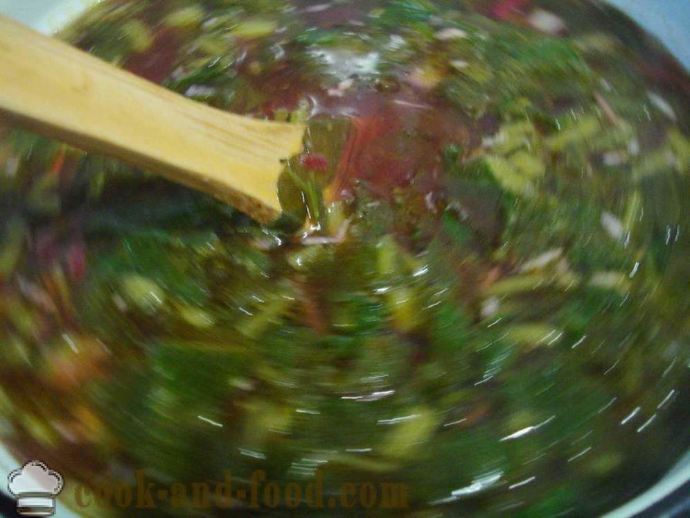 Groentesoep met zuring - hoe je soep koken met zuring, een stap voor stap recept foto's