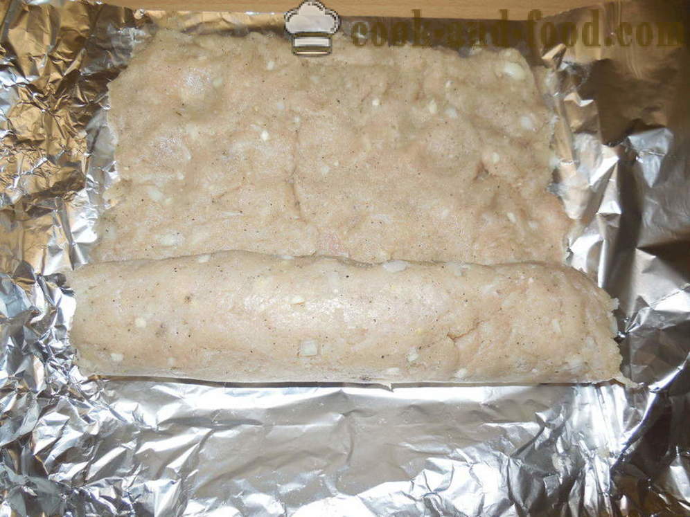 Steam vlees roll met kwarteleitjes - hoe gehaktbrood met eieren koken voor een paar, met een stap voor stap recept foto's