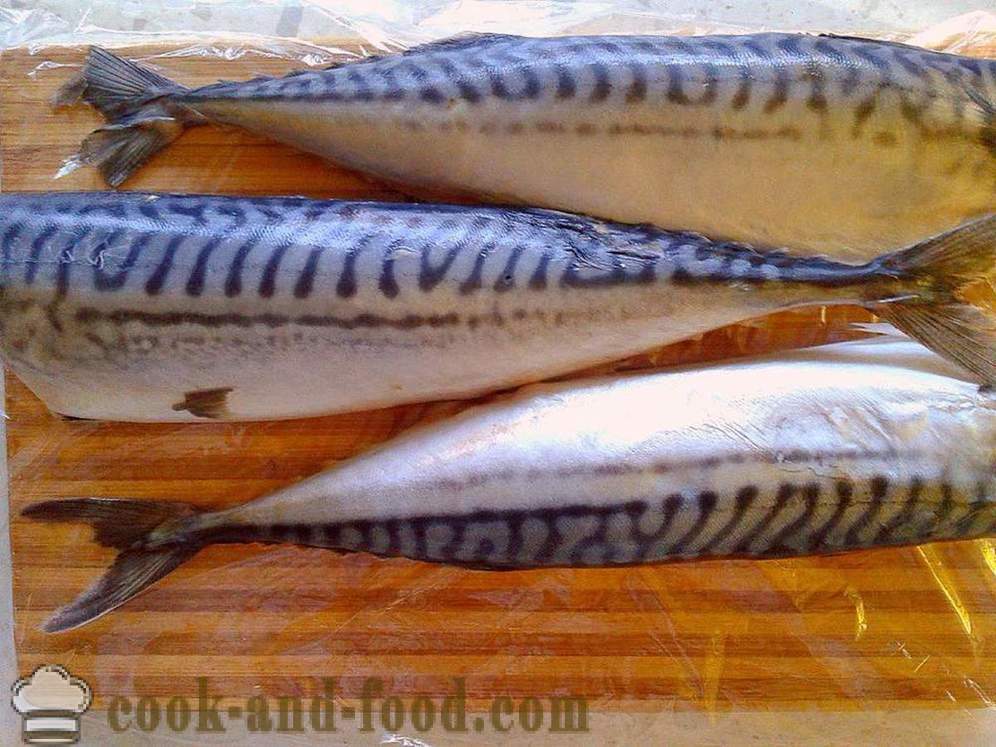 Heerlijke gemarineerde makreel - als een smakelijke augurk makreel thuis, stap voor stap recept foto's