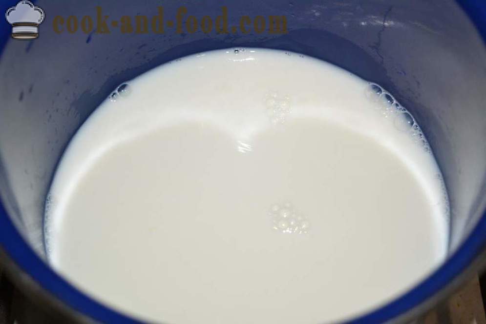 Griesmeel in melk zonder klonten in de pan - hoe pap koken met melk zonder klonten, stap voor stap recept foto's