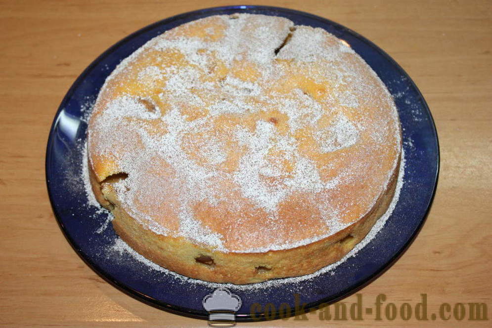 Pompoen taart met appels - hoe appeltaart koken met pompoen en appel, met een stap voor stap recept foto's