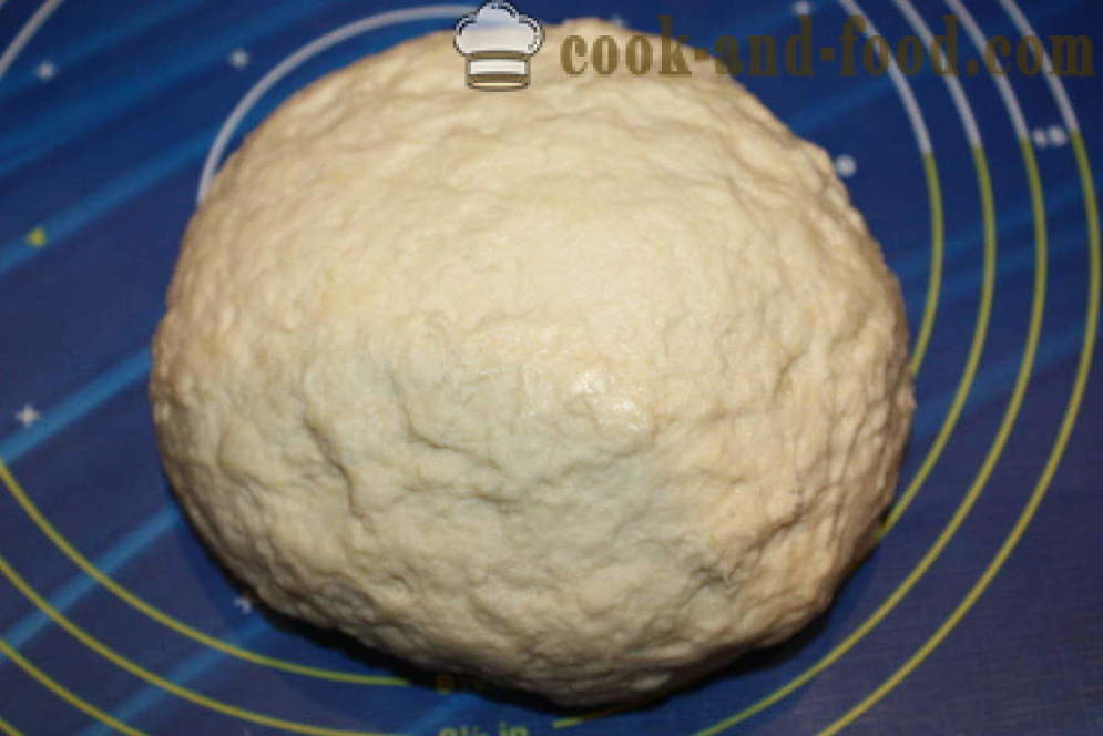 Boterdeeg gist voor broodjes en gebak - hoe boter prachtige gistdeeg, een stap voor stap recept foto's maken