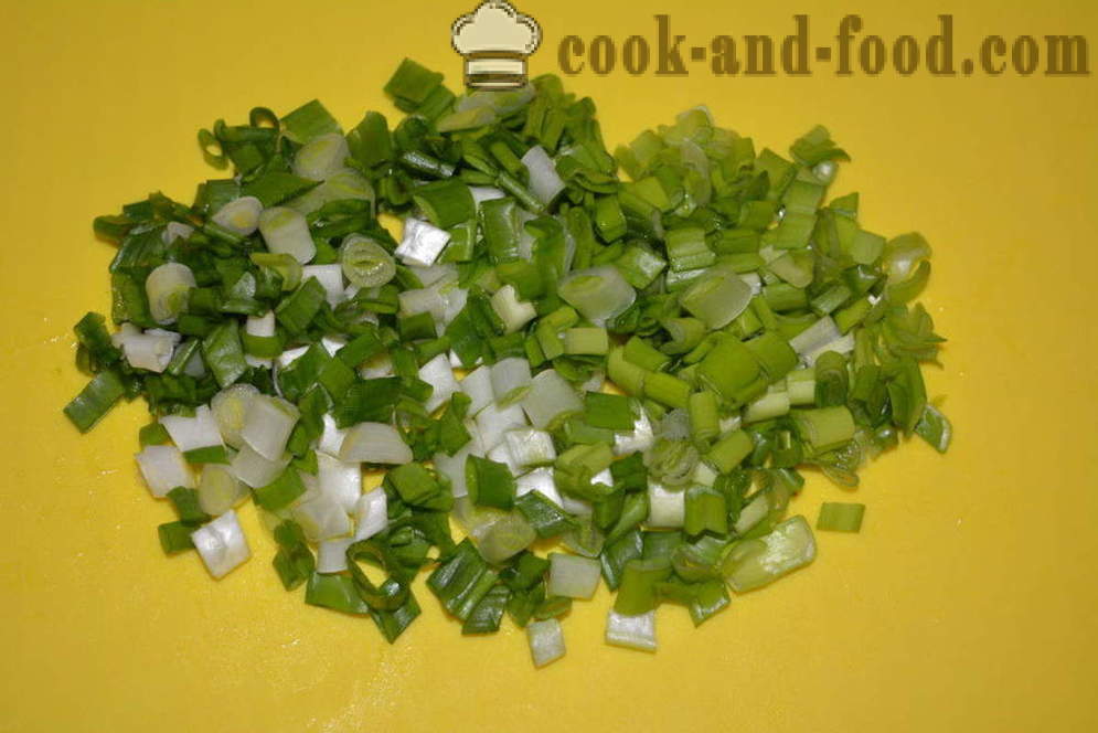 Salade van rund vlees hart met komkommer en ei - hoe je een salade van de harten, een stap voor stap recept foto's voor te bereiden