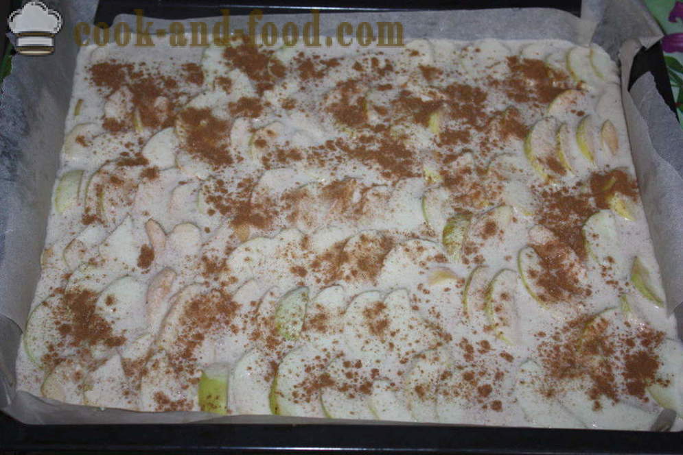Appeltaart met kaneel - hoe je een appeltaart bakken met kaneel in de oven, met een stap voor stap recept foto's