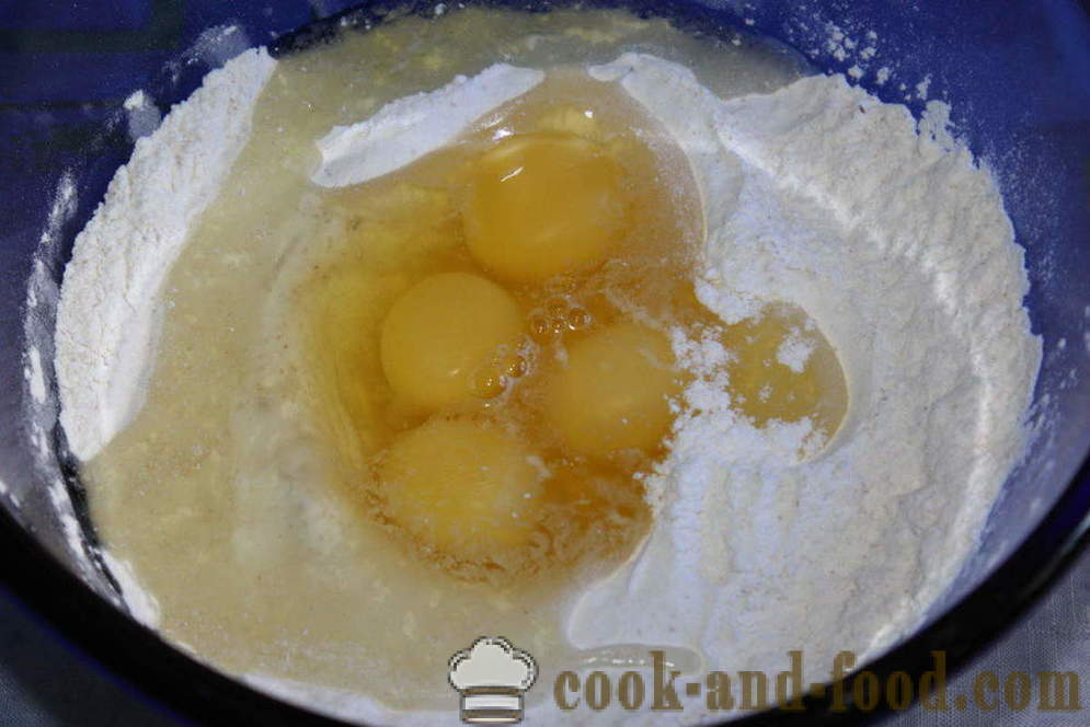 Homemade ei noodles zonder water - hoe noedels voor soep op de eieren, stap voor stap recept foto's maken