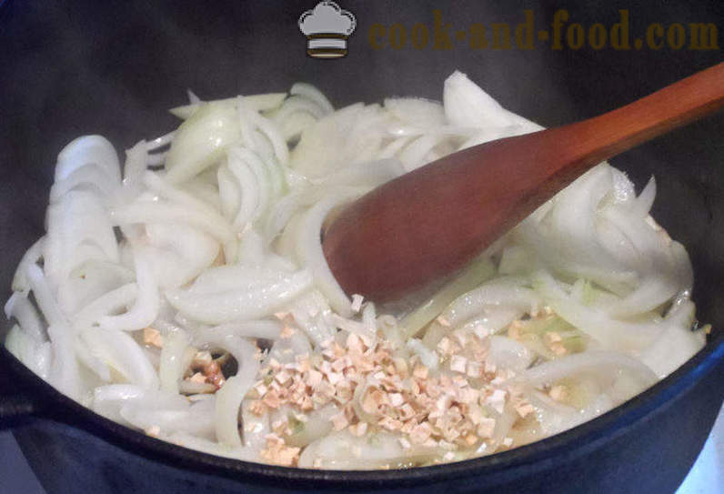 Kharcho soep met rijst - hoe soep eten koken thuis, stap voor stap recept foto's