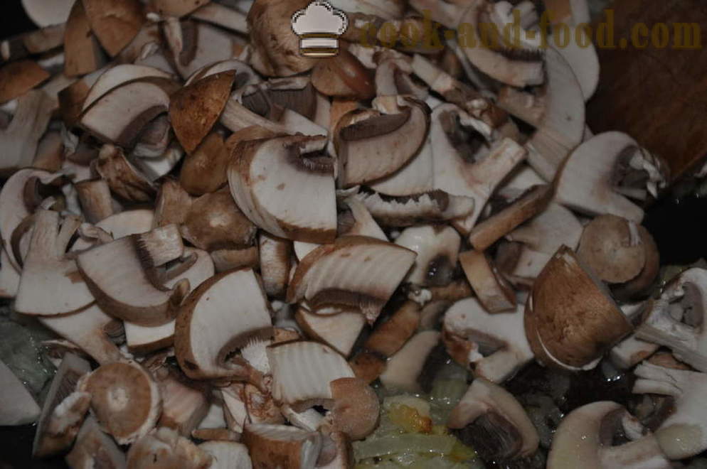 Heerlijke champignonsoep met paddestoelen - hoe champignonsoep met paddestoelen, een stap voor stap recept foto's te koken