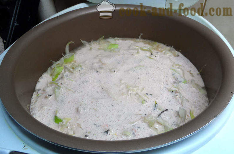 Lazy koolbroodjes met kool, rijst en vlees - hoe lui kool broodjes te maken in multivarka, stap voor stap recept foto's