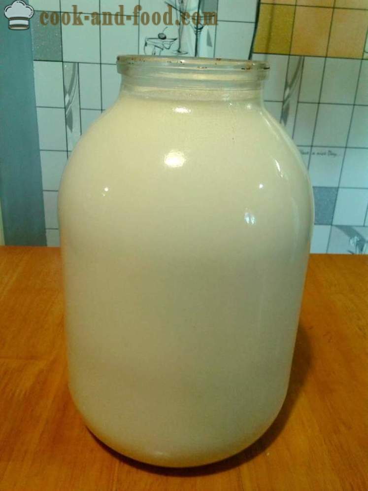 Portugees de elite Stout Kwark van zure melk - hoe kwark te maken van zure melk, een stap voor stap  recept