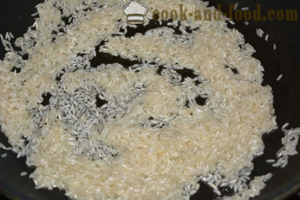 Hoe kan ik rijst koken voor de garnering kruimelig - hoe scherpe rijst koken in een pan, een stap voor stap recept foto's