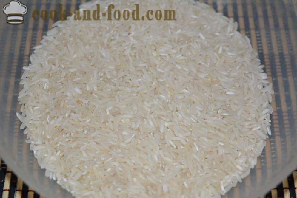Hoe kan ik rijst koken voor de garnering kruimelig - hoe scherpe rijst koken in een pan, een stap voor stap recept foto's