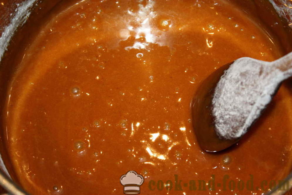 Honing deeg choux voor peperkoek - technologie en methoden van koken hoe je een peperkoek deeg, een stap voor stap recept foto's maken
