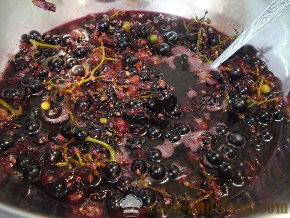 Druiven gelei met gelatine - hoe gelei te maken van druiven thuis, stap voor stap recept foto's