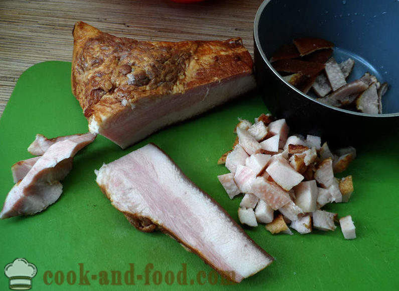 Bigus met de kool, vlees en champignons - hoe goed koken Bigus, een stap voor stap recept foto's