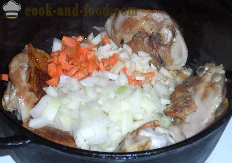 Kip met champignons in roomsaus - hoe om te koken kip met champignonsaus, een stap voor stap recept foto's