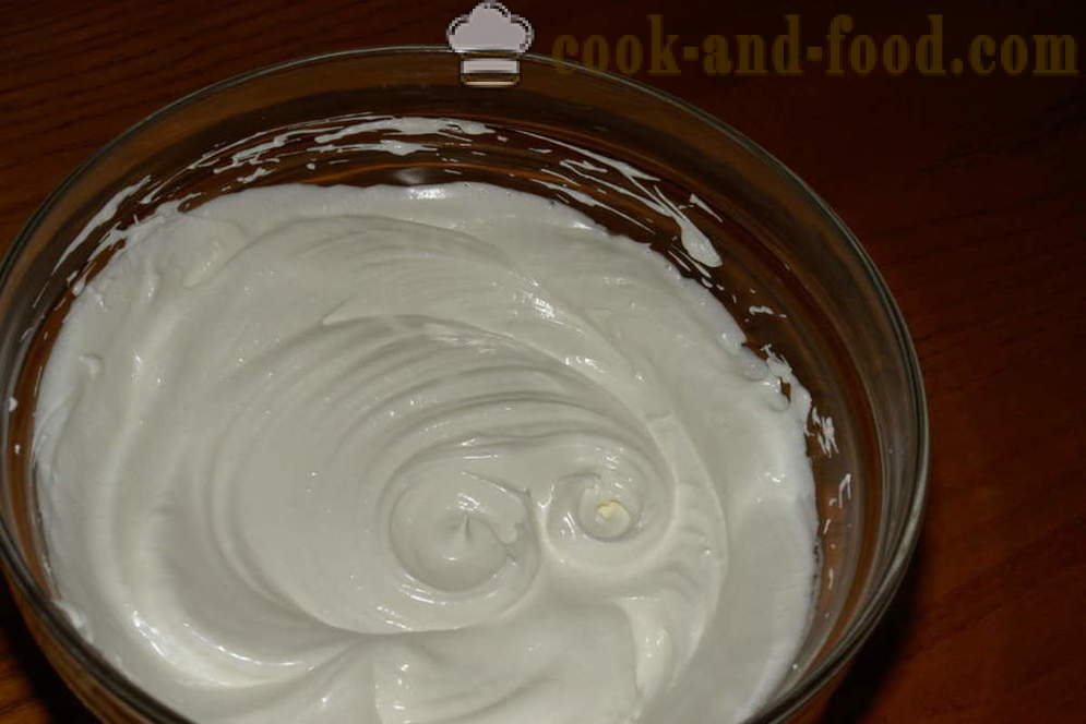 Gemakkelijk meringue cake - hoe de meringue in het huis, stap voor stap recept foto's te koken