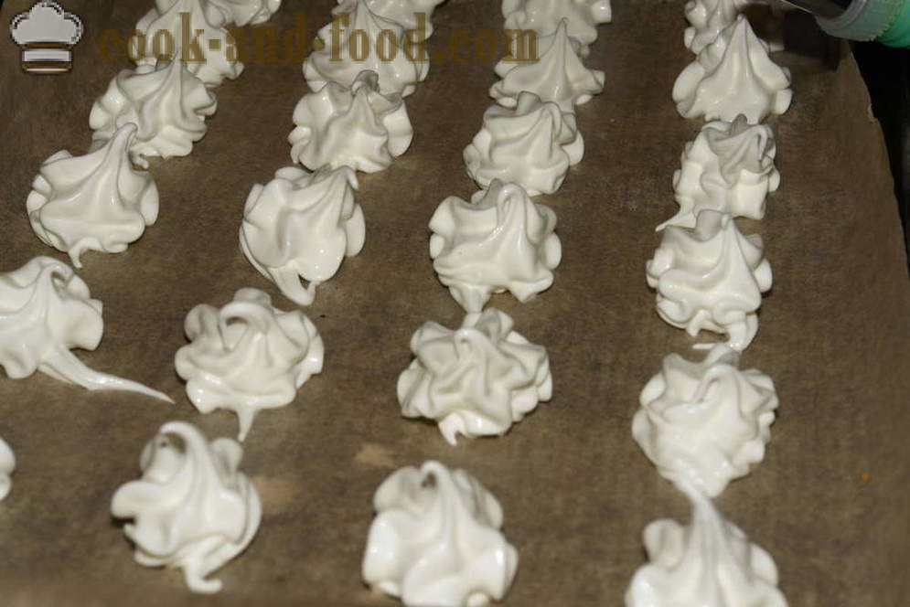Gemakkelijk meringue cake - hoe de meringue in het huis, stap voor stap recept foto's te koken