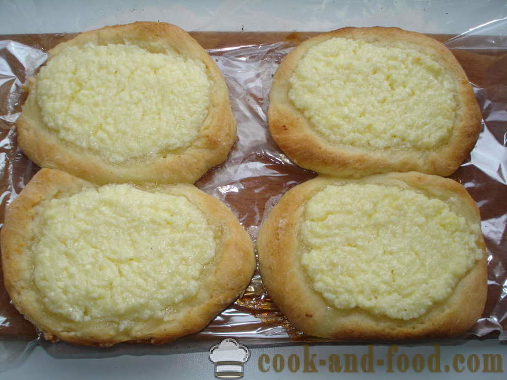 Cheesecake met deeg in de oven - hoe cheesecake koken met kwark, een stap voor stap recept foto's