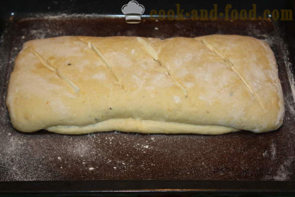 Zelfgemaakte pompoen brood - hoe je brood met pompoen te bakken in de oven, met een stap voor stap recept foto's