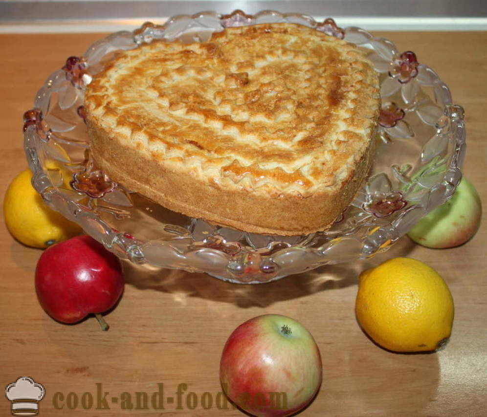 Gesloten deeg appeltaart - hoe je een taart deeg, een stap voor stap recept foto's maken