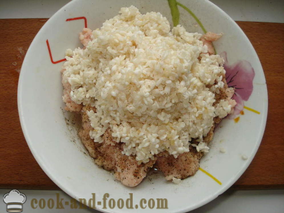 Gevulde paprika met vlees en rijst - als gevulde paprika met vlees en rijst, met een stap voor stap recept foto's