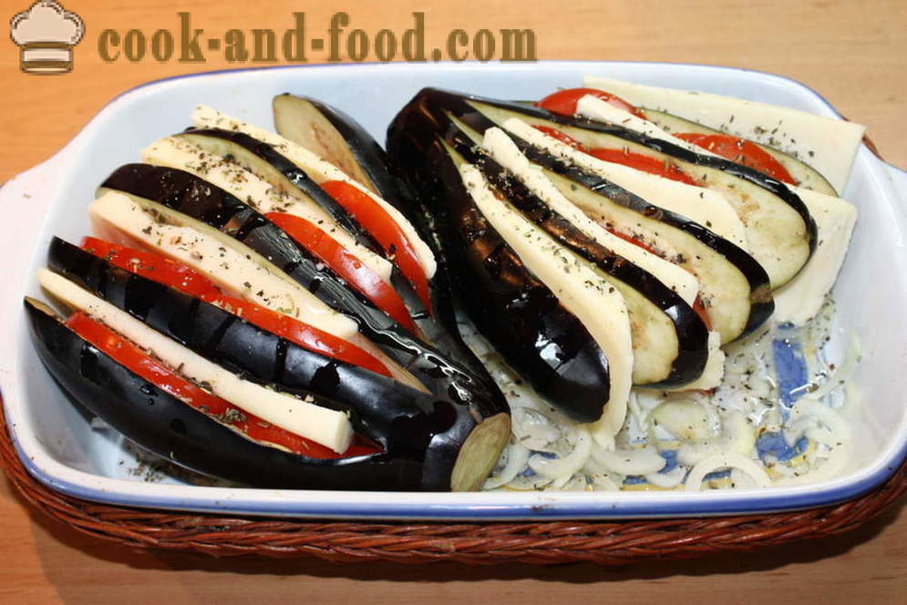 Ratatouille van aubergine in de oven - hoe ratatouille, een stap voor stap recept foto's maken