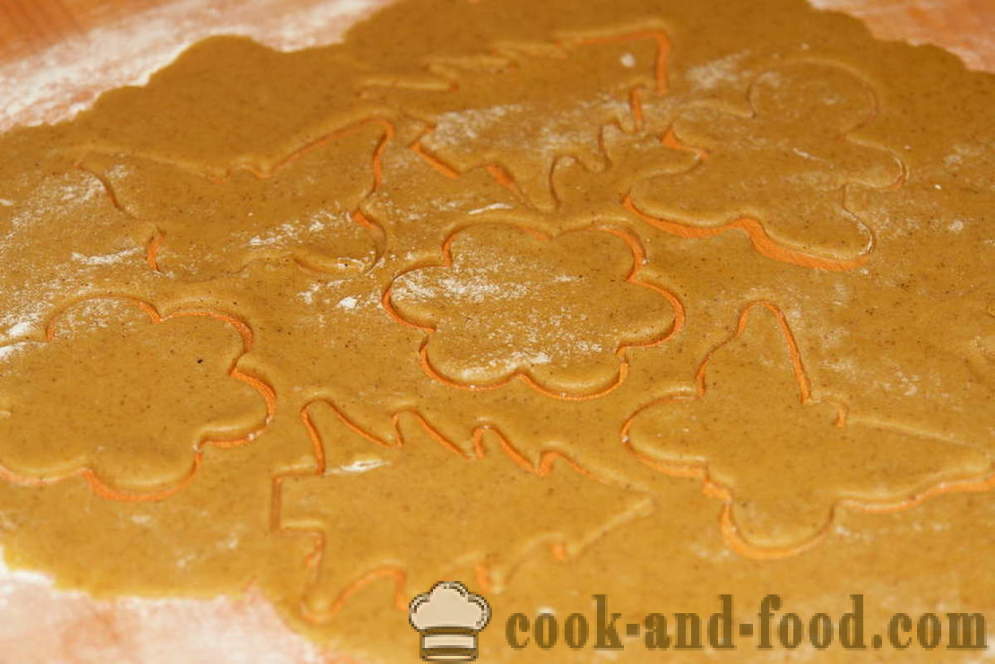 Peperkoek koekjes met kaneel en honing - hoe je een peperkoek huis te maken, stap voor stap recept foto's