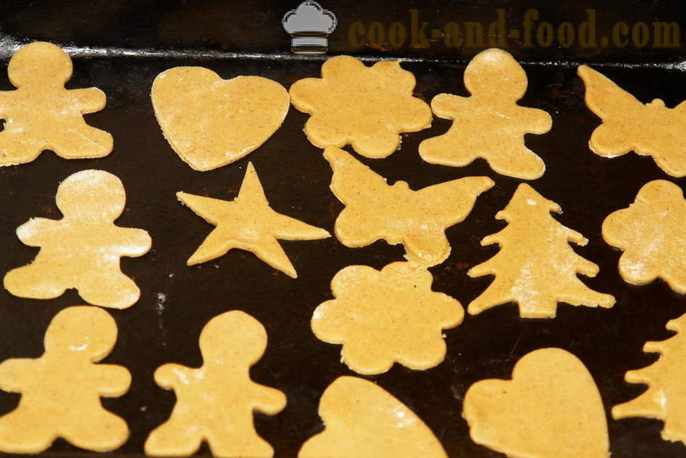 Peperkoek koekjes met kaneel en honing - hoe je een peperkoek huis te maken, stap voor stap recept foto's
