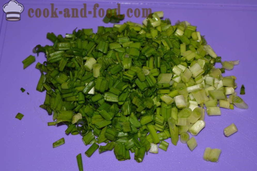 Salade met worst en komkommer - hoe je een salade met worst te maken, een stap voor stap recept foto's