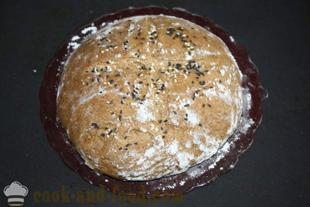 Recept voor rogge brood in de oven - hoe roggebrood thuis, stap voor stap recept foto's te bakken