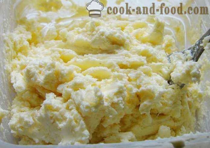 Kaas knoflookboter sandwich - hoe kaas boter, een eenvoudig recept met een foto te koken