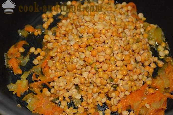 Pea puree in multivarka - hoe erwtenpuree koken in multivarka, stap voor stap recept foto's