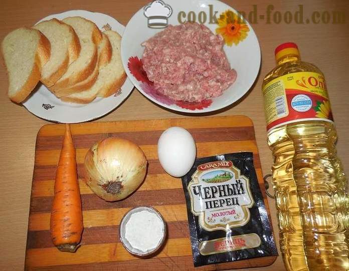 Warme broodjes met vlees, gebakken in een pan - hoe warme broodjes met vlees, een stap voor stap recept foto's maken