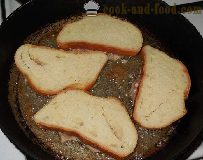 Warme broodjes met vlees, gebakken in een pan - hoe warme broodjes met vlees, een stap voor stap recept foto's maken