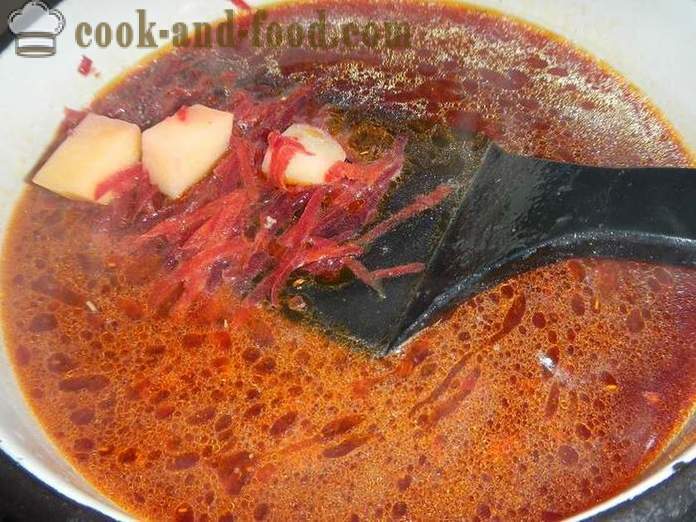 Klassieke rode borsjt met bieten en vlees - een stap voor stap recept met foto Oekraïense borsjt - hoe je soep koken