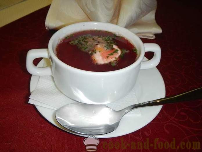 Klassieke rode borsjt met bieten en vlees - een stap voor stap recept met foto Oekraïense borsjt - hoe je soep koken