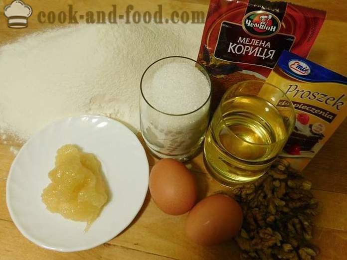 Honing koekjes met kaneel en noten in een haast - recept met foto's, stap voor stap hoe je honing koekjes te maken