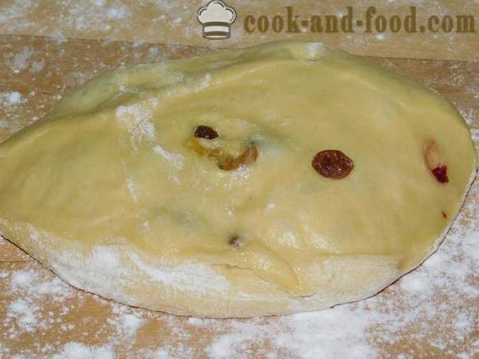 Italiaanse Panettone - eenvoudig en heerlijke taart Pasen in de broodbakmachine - een stap voor stap recept foto's