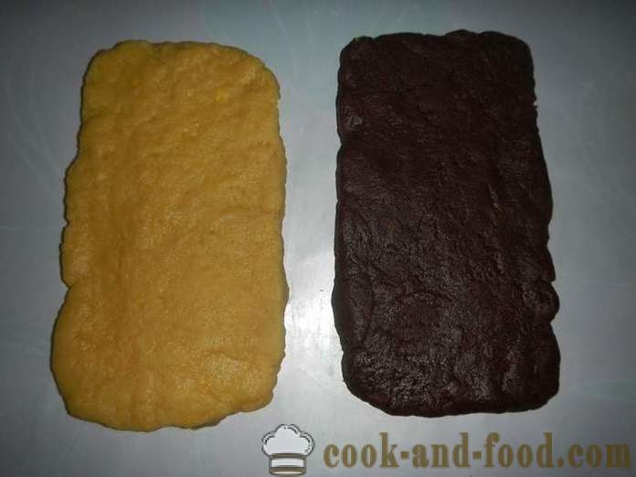 Frans gebak Sable - recept met foto's, stap voor stap - hoe je een heerlijke twee kleuren shortbread kok