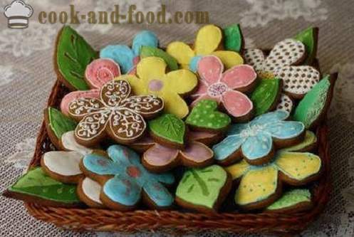 Sugar kleur glazuur voor gebak, koekjes of cake op het water - een eenvoudig recept glazuur leunen hoe je gekleurde glazuur te maken thuis