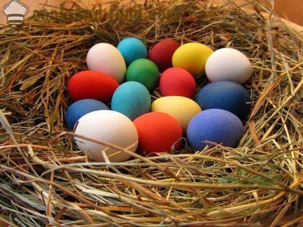 Beschilderde eieren of Krashenki - hoe om eieren te schilderen voor Pasen
