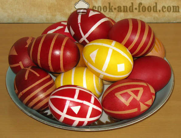 Beschilderde eieren of Krashenki - hoe om eieren te schilderen voor Pasen