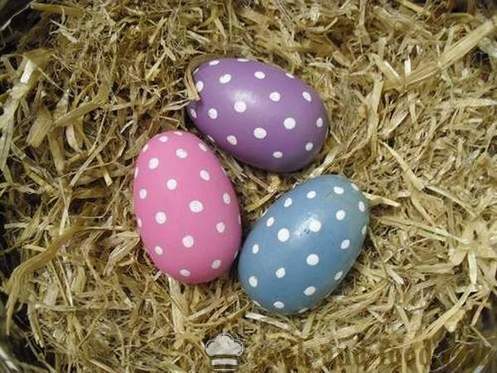 Paaseieren - hoe om te versieren eieren voor Pasen