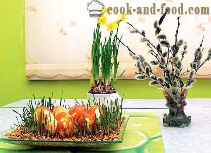 Culinaire tradities en gewoonten van Pasen - tabel in Slavische orthodoxe traditie