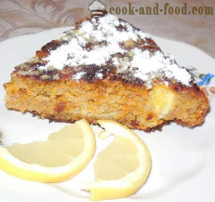 Sweet Boekweit cake in multivarka - hoe je een taart in multivarka, stap voor stap recept met foto's koken.