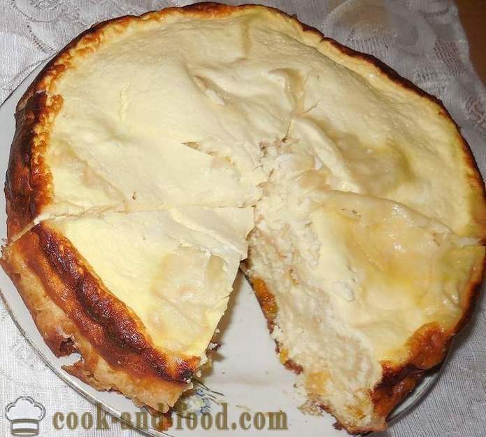 Pie van pita brood met roomkaas - eenvoudige en heerlijke taart pita in multivarka recept met foto's.