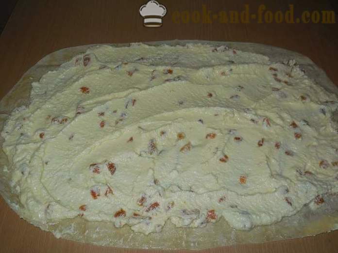 Pie van pita brood met roomkaas - eenvoudige en heerlijke taart pita in multivarka recept met foto's.