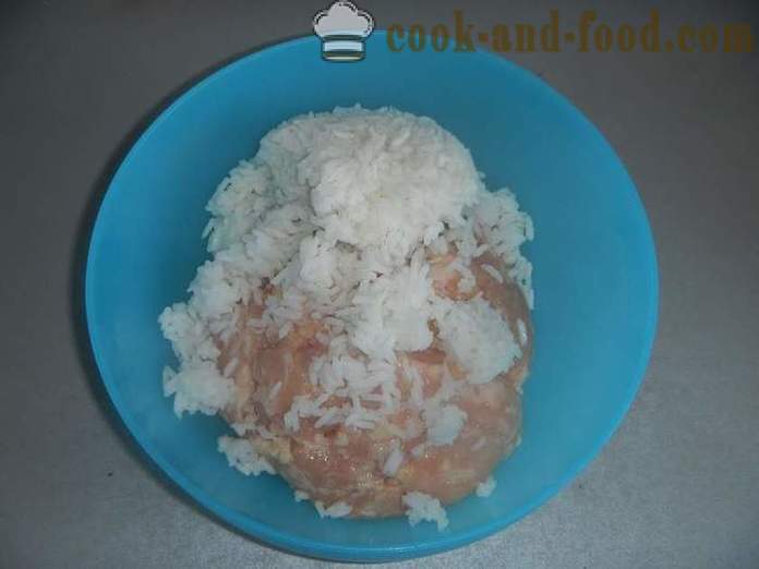 Heerlijke gevuld met gehakt, rijst en tomatensaus - hoe kool rollen in multivarka, stap koken voor stap recept met foto's.