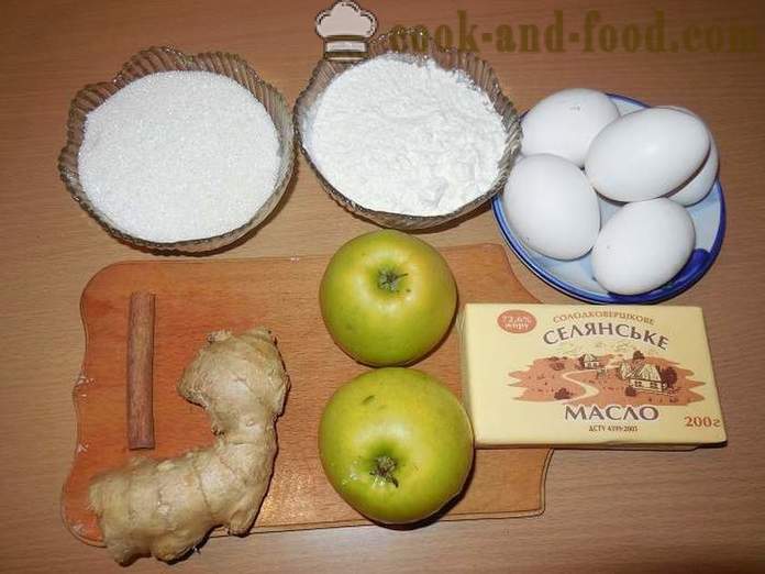 Lush appeltaart in multivarka met kaneel en gember - hoe je een appeltaart in multivarka, stap voor stap recept met foto's te maken.